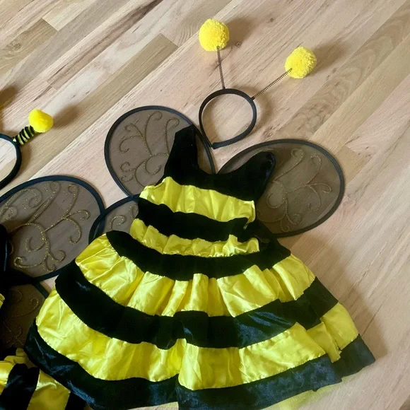 Fun of a Kind Bee Tutu Costume, Sz 5T and Sz 3T - Picture 5 of 12